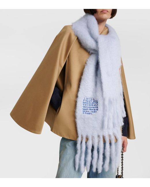 Sciarpa di Loewe in White