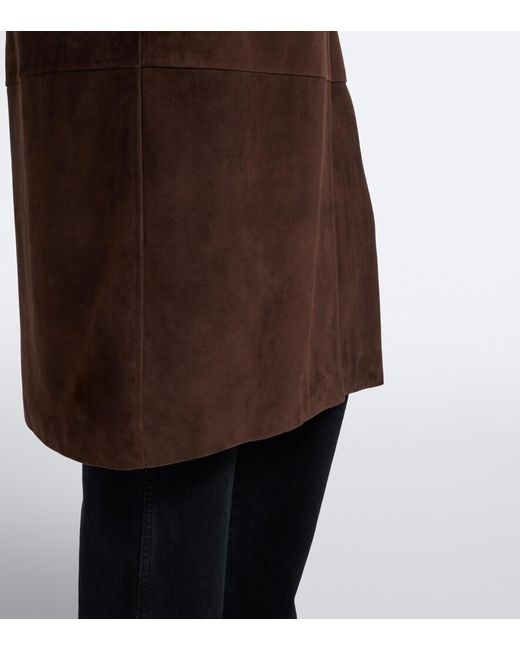 Arma Brown Judy Suede Coat