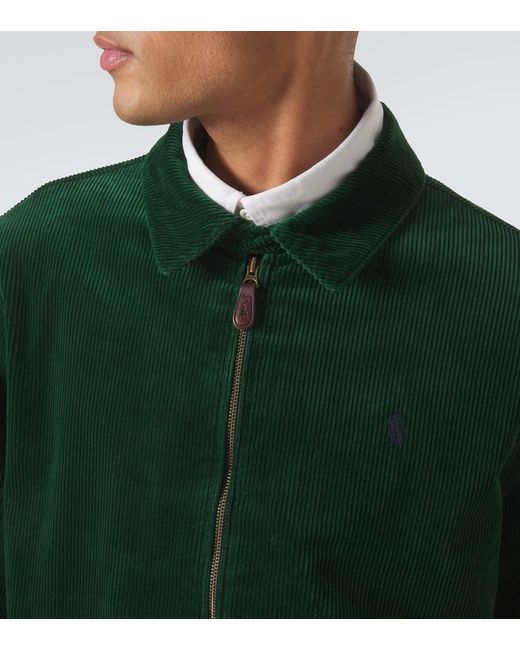Polo Ralph Lauren Green Cotton Corduroy Jacket for men