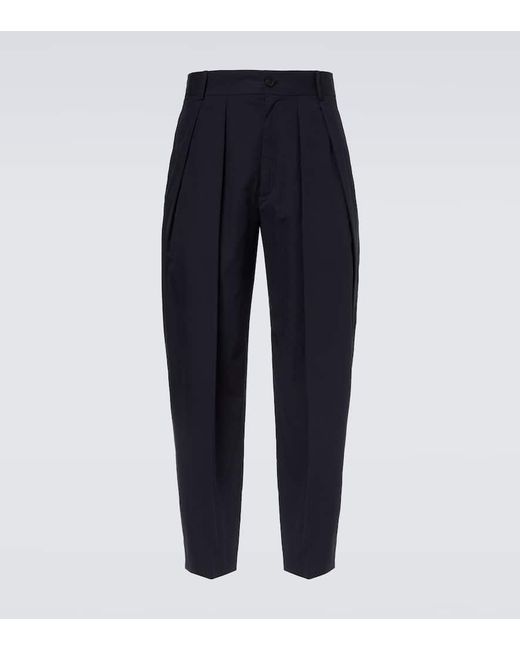 Pantalon Tapered Dyon En Coton The Row pour homme en coloris Blue