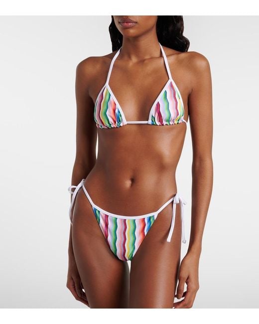 Missoni White Zigzag Bikini