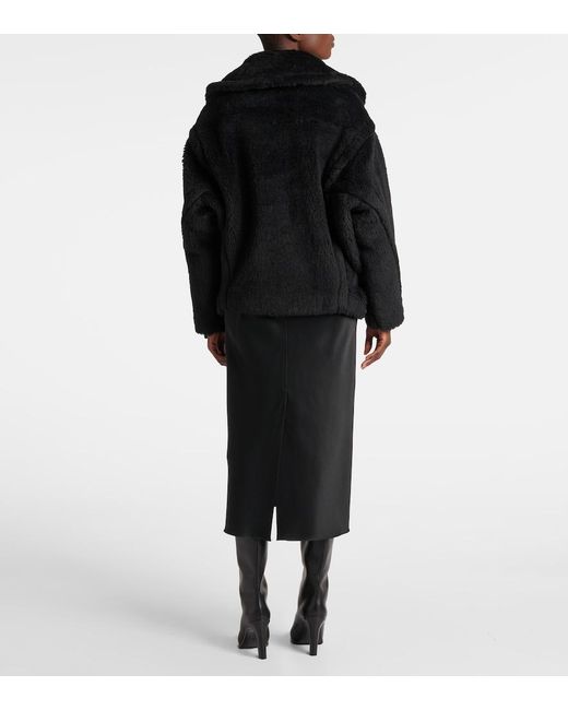 Max Mara Black Radice Teddy Jacket