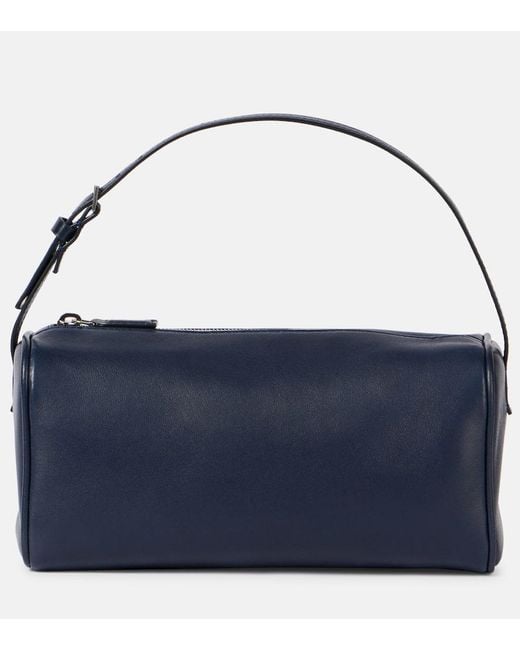 The Row Blue '90S Leather Shoulder Bag