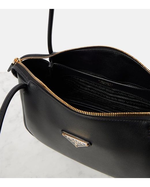 Prada Black Medium Leather Darling Shoulder Bag