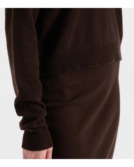 Jardin Des Orangers Brown Wool And Cashmere Sweater