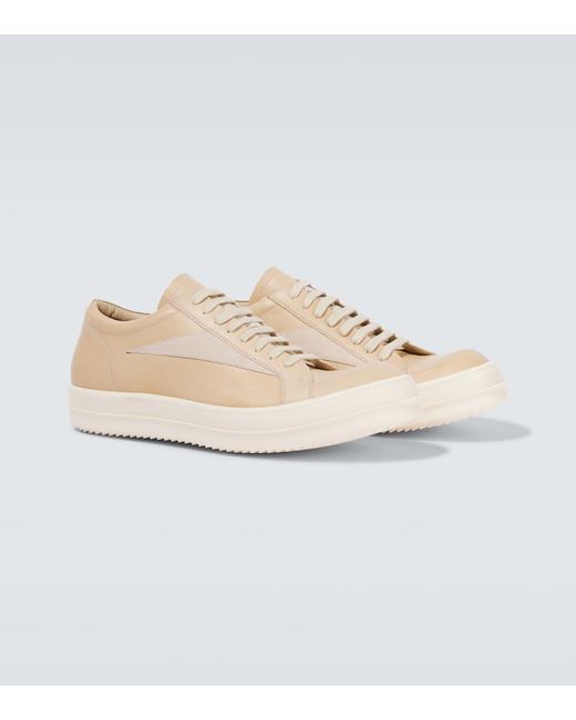 Rick Owens Sneakers Vintage Sneaks Aus Leder in White für Herren