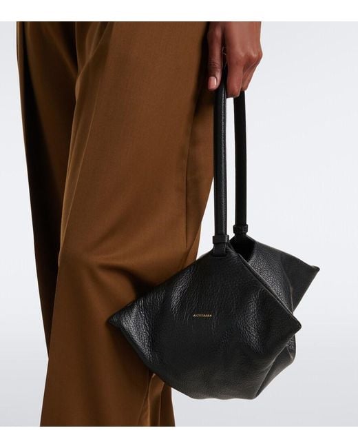 Altuzarra Black Origami Medium Leather Shoulder Bag