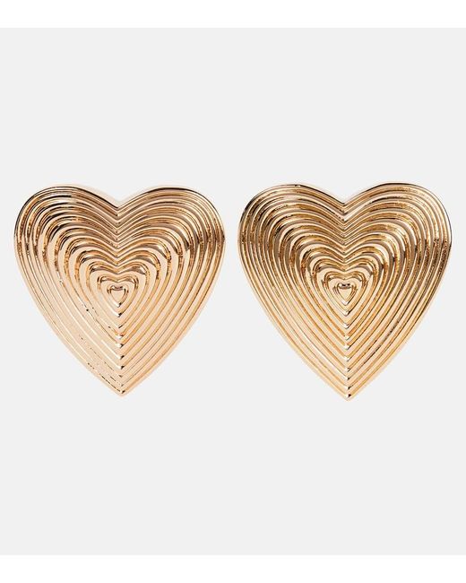 Self-Portrait Natural Heart Earrings