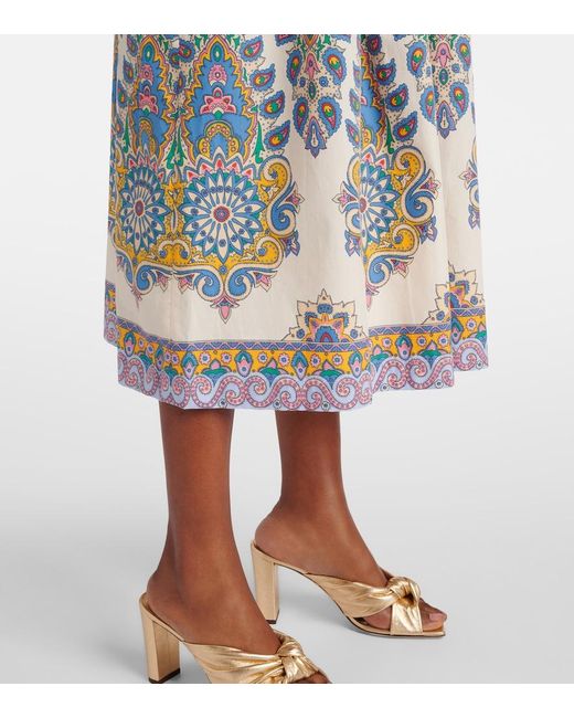 Etro Blue Chic Mini Skirt For