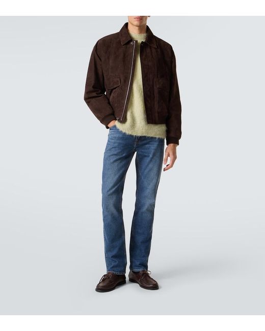 FRAME Blue Modern Straight Jeans for men