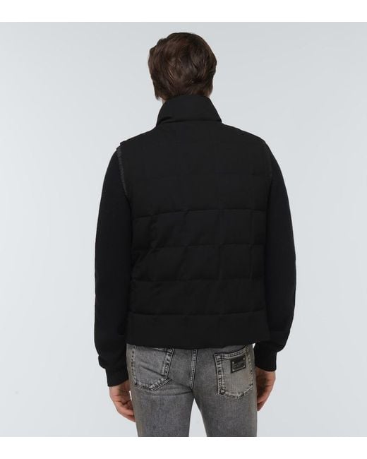 Dolce & Gabbana Black Padded Vest for men