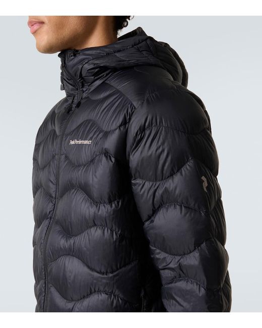 Peak Performance Blue Helium Hooded Down Jacket for men
