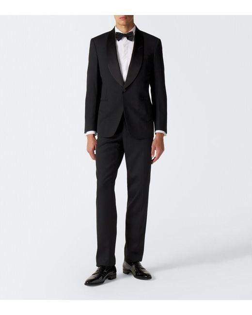 Ralph Lauren Black Wool Tuxedo for men
