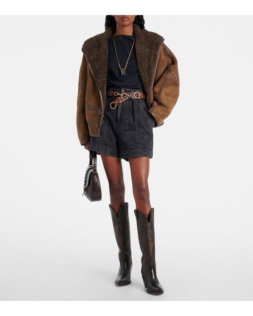 Golden Goose Deluxe Brand Black Wish Star Leather Cowboy Boots