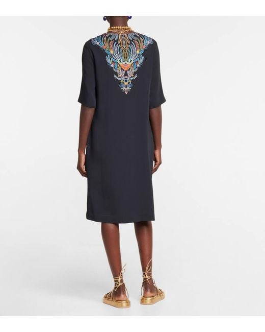 Abito Midi di Etro in Blue