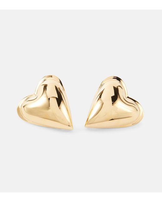 Alaïa Metallic Ohrringe Heart
