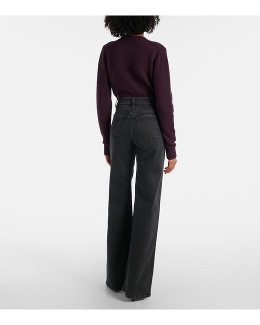 Khaite Blue Dane Wide-Leg Jeans