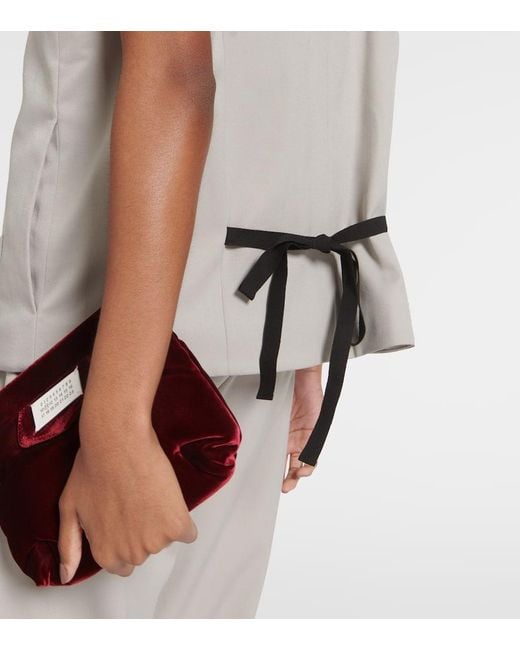MM6 by Maison Martin Margiela Gray Jackets And Vests