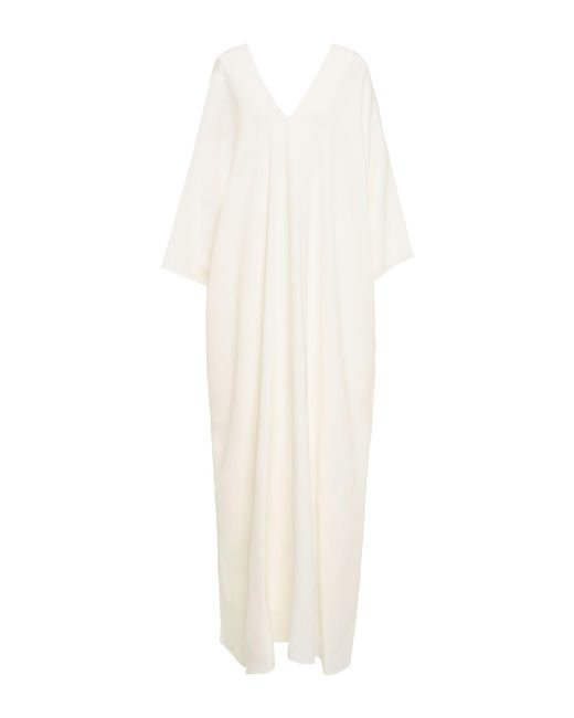 the row white gown
