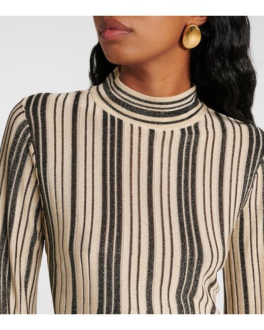 Zimmermann Black Striped Top