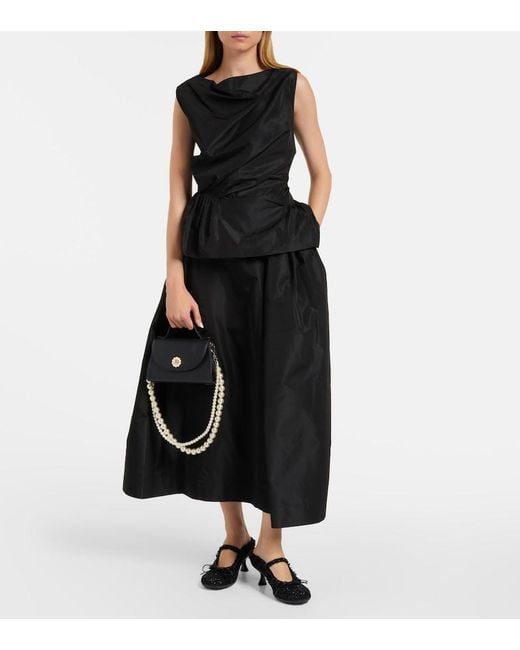 Jupe Midi Simone Rocha en coloris Black