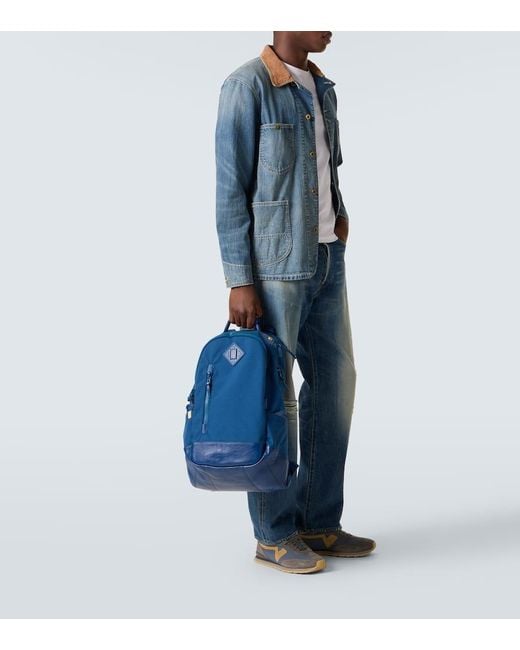 Visvim Rucksack Cordura 20L Mit Leder in Blue für Herren