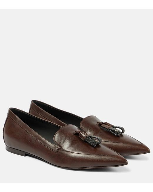Mocassini di Brunello Cucinelli in Brown