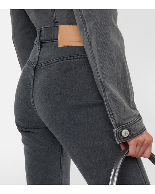 Magda Butrym Blue Flared Slim Jeans
