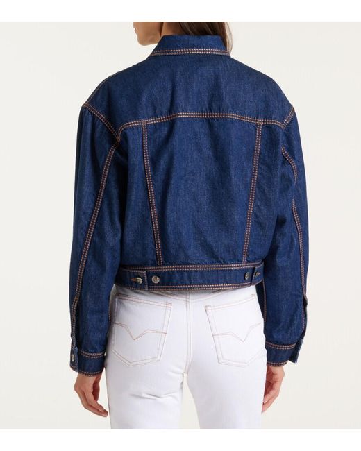 Versace Blue Medusa Denim Jacket