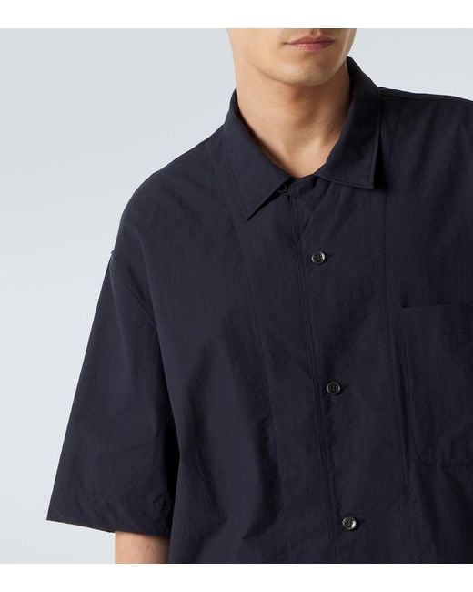 Studio Nicholson Blue Agios Cotton Shirt for men