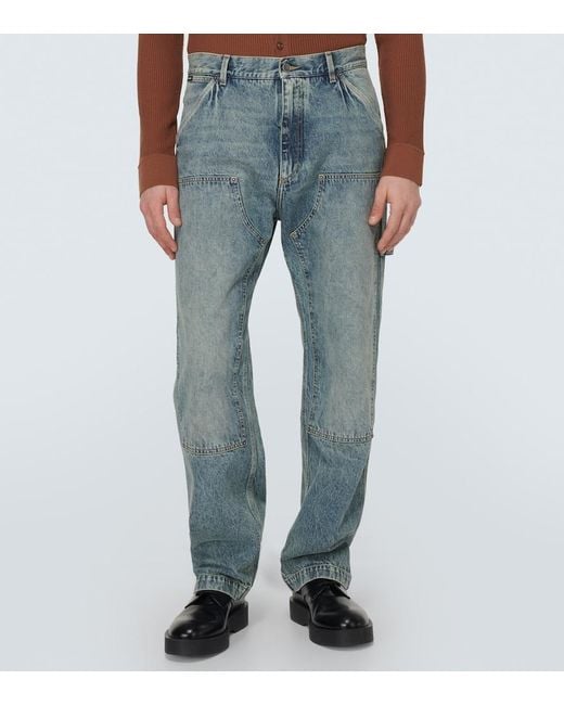 Dolce & Gabbana Blue Carpenter Straight Jeans for men
