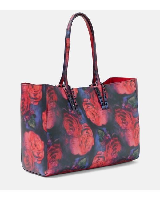 Christian Louboutin Red Cabata Small Leather Tote Bag