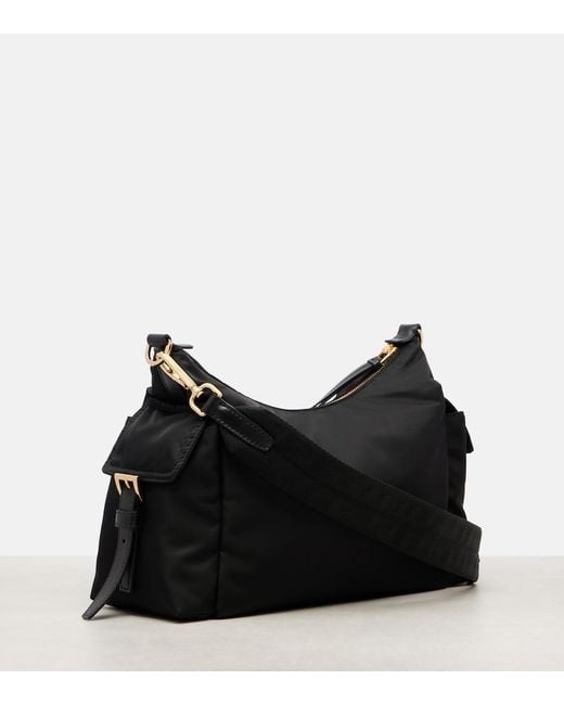 Prada Black Explore Re-Nylon Large Shoulder Bag