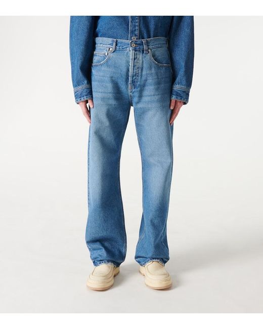 Jeans rectos Le De Nimes Droit Jacquemus de hombre de color Blue