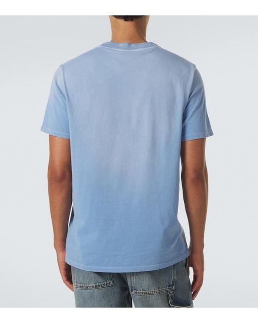 Loewe White Anagram Cotton Jersey T-Shirt for men