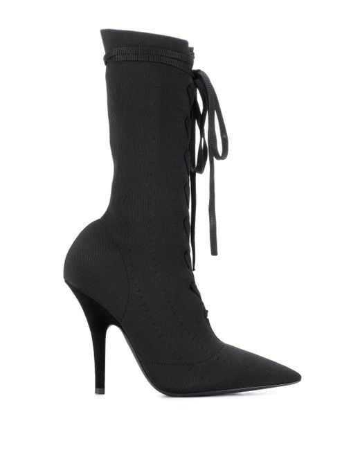 yeezy lace up booties