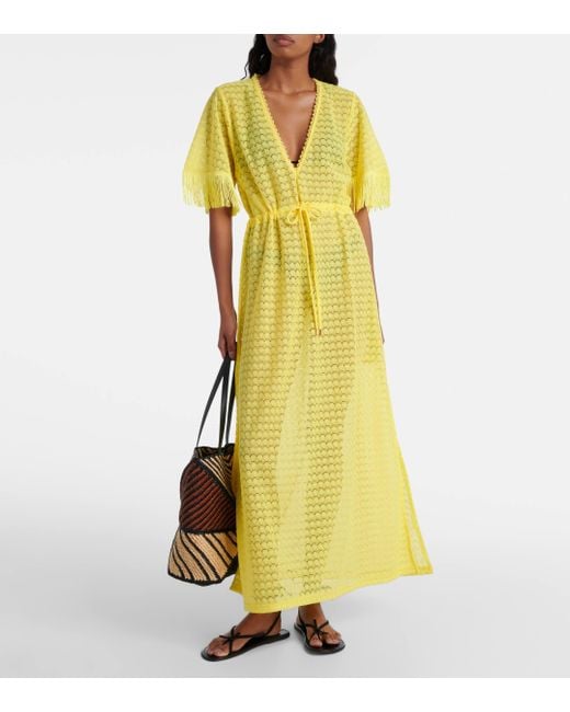 Melissa Odabash Yellow Phoebe Beach Cover-Up