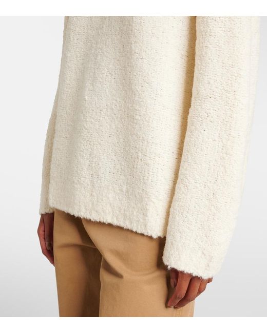 Staud Natural Pullover Siren Mit Schal-Detail