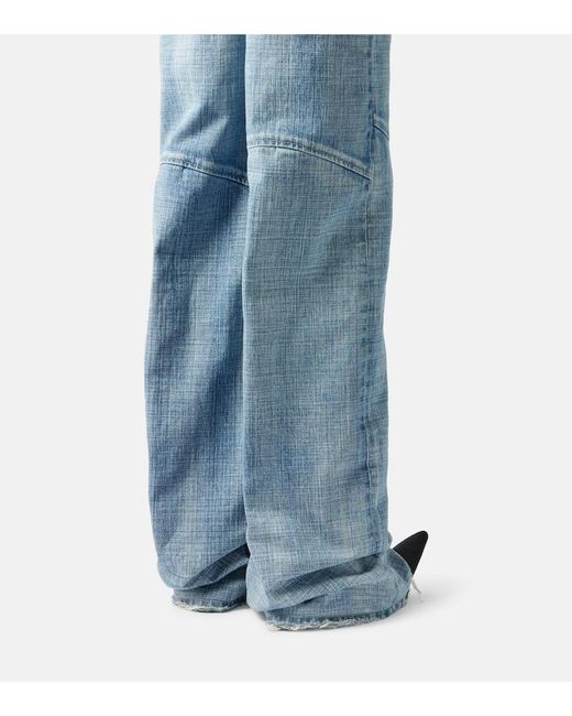 Balenciaga Blue New Flex 90 Denim Pantaboots