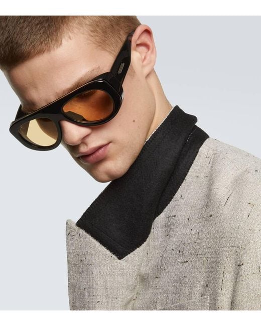 Occhiali Da Sole Aviator Osservatorio di Bottega Veneta in Brown da Uomo