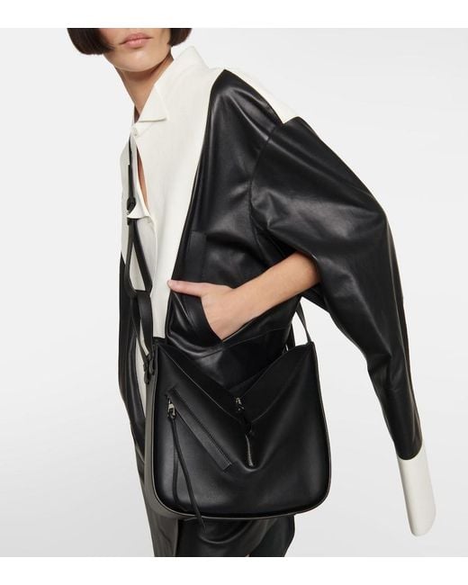 Loewe Black Hammock Small Leather Top-Handle Bag