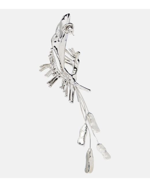 Pendientes Exotic Flower Dries Van Noten de color White