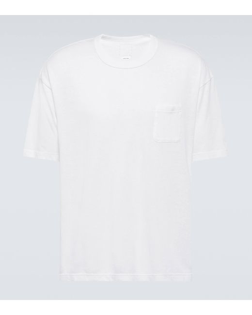 Visvim White Jumbo Cotton And Silk T-shirt for men