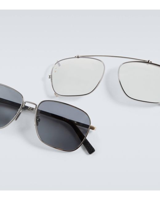 Dior Blue Cd Diamond S4u Convertible Aviator Sunglasses for men