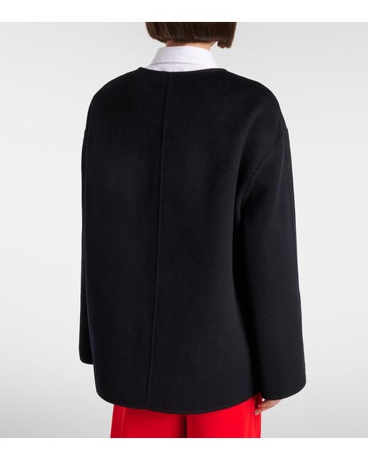 Rohe Black Wool And Cashmere Jacket