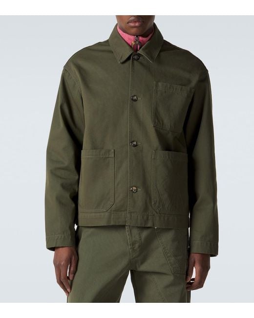 J.W. Anderson Green Denim Jacket for men