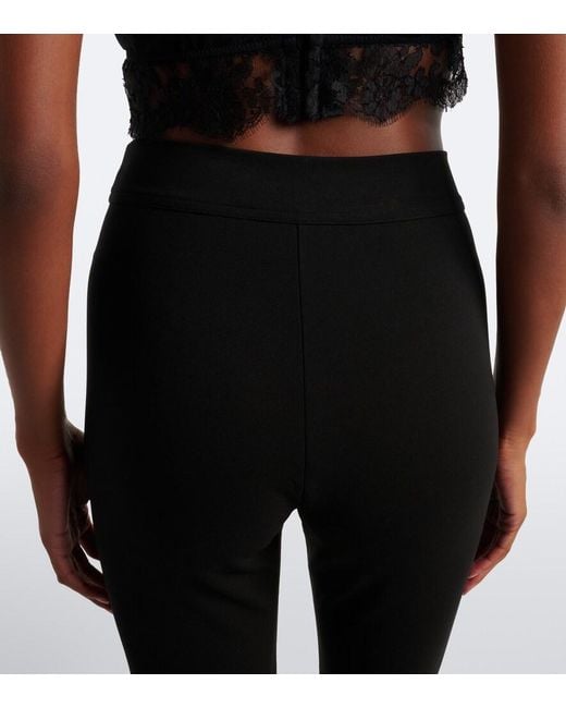 Dolce & Gabbana Black High-Rise Leggings