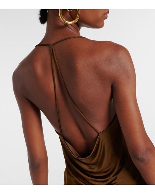 Tom Ford Brown Jersey Tank Top