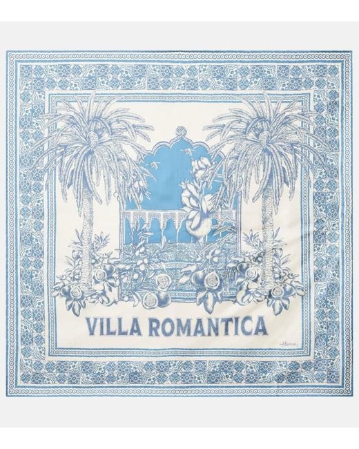 Foulard Villa Romantica di ALÉMAIS in Blue