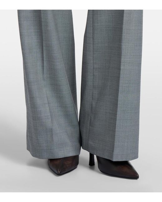 Magda Butrym Gray Wool Straight Pants